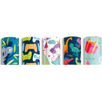 Gerimport Rollen inpakpapier/cadeaupapier - 5x stuks - verjaardag - 200 x 70 cm - papier