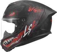 LS2 integraalhelm "ff820 rapid iii kaiju ii" helmets ff820 rapid i kaiju ii black/red/white