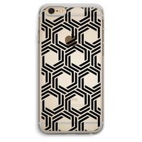 Geometrisch patroon: iPhone 6 Plus / 6S Plus Transparant Hoesje