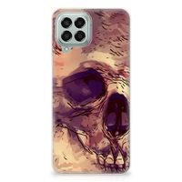 Silicone Back Case Samsung Galaxy M33 Skullhead