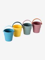 Set van 4 kleurrijke bademmers van siliconen meerkleurig Set van 4 kleurrijke bademmers van siliconen meerkleurig