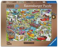 Puzzel ravensburger ray's comic future time 1000st