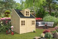 Speelhuisje Alice 239x179 cm- - Hout- Tuindeco