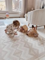 Kilim EEVEVE puzzel speelmat zandbeige