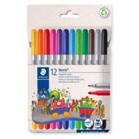 Staedtler viltstift Noris Club, geassorteerde kleuren, etui van 12 stuks