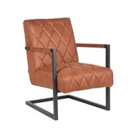 D-MAXX Fauteuil Denmark - Cognac - Microfiber D-MAXX Fauteuil Denmark - Cognac - Microfiber