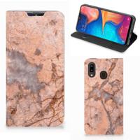 Samsung Galaxy A30 | Standcase | Marmer Oranje