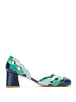 Sarah Chofakian escarpins en cuir - Bleu - thumbnail