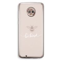 Be(e) kind: Motorola Moto G6 Transparant Hoesje