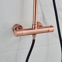 Opbouw Douchekraan BWS Copper Pro Thermostatisch Geborsteld Koper