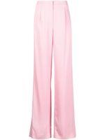 MSGM pantalon long à taille haute - Rose - thumbnail