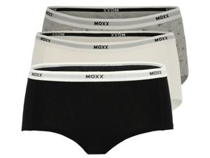 MEXX 3 dames hipsters (S, Zwart/wit/grijs)