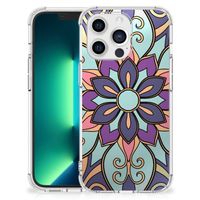 iPhone 13 Pro Max Case Purple Flower - thumbnail