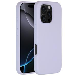 AccezzLiquid Silicone Backcover met MagSafe iPhone 16 Pro Telefoonhoesje Paars