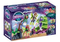 Playmobil Adventures of Ayuma - Crystal en Moon Fairy met totemdieren 71236 - thumbnail