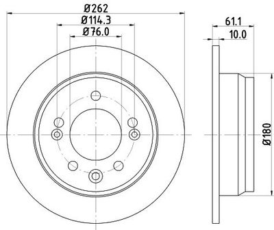 Remschijf 8DD355118861