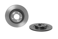 Remschijf COATED DISC LINE BREMBO, Remschijftype: Massief, u.a. für Citroën, Peugeot, Toyota, Opel, DS, Vauxhall