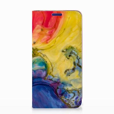 Bookcase Samsung Galaxy S10e Watercolor Dark Bookcase Samsung Galaxy S10e Watercolor Dark