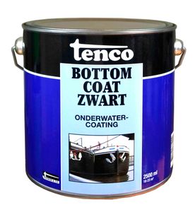 Bottomcoat zwart 2,5l verf/beits - tenco