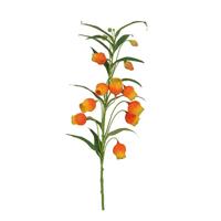 Kunstbloem Sandersonia oranje