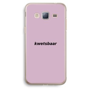 kwetsbaar: Samsung Galaxy J3 (2016) Transparant Hoesje