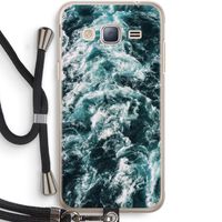 Zee golf: Samsung Galaxy J3 (2016) Transparant Hoesje met koord