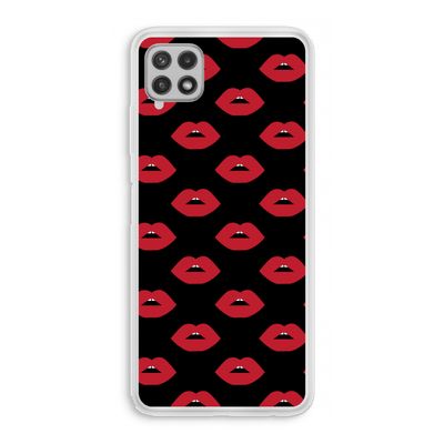 Lips: Samsung Galaxy A22 4G Transparant Hoesje