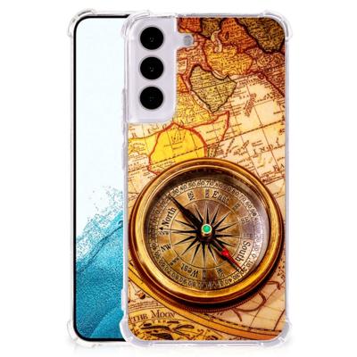 Samsung Galaxy S22 Telefoonhoesje met valbescherming Kompas Samsung Galaxy S22 Telefoonhoesje met valbescherming Kompas