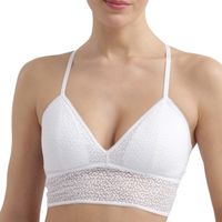 DKNY Modern Lace Racerback Longline Bralette - thumbnail