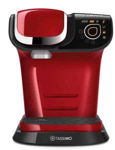 Bosch TAS6503 Tassimo koffiemachine voor meerdere dranken - watertank 1,3 L - automatische uitschakeling - rood