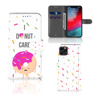 Apple iPhone 11 Pro Max Book Cover Donut Roze