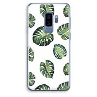 Tropische bladeren: Samsung Galaxy S9 Plus Transparant Hoesje
