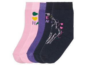 lupilu 5 paar baby thermosokken (19/22, Lichtroze/donkerblauw)