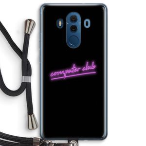Vice Black: Huawei Mate 10 Pro Transparant Hoesje met koord