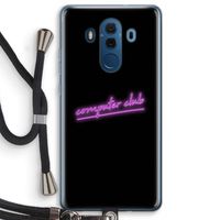 Vice Black: Huawei Mate 10 Pro Transparant Hoesje met koord