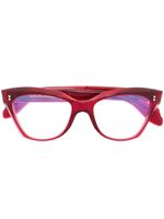 Cutler & Gross lunettes de vue à monture papillon - Rouge