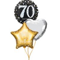 Ballonnen Tros '70 Jaar' | Luxe cadeaus voor elk moment