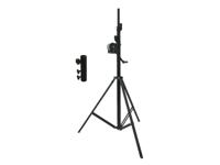 EUROLITE Set STT-400/85 Winch Stand TÃV/GS black + STV-3529 Adapter long