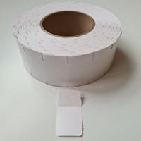 Hangetiket op rol 58x30 mm perf.wit 2000 - 7 stuks