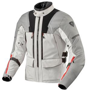 REV'IT! Offtrack 2 H2O jacket, Textiel motorjas heren, Lichtgrijs Zilver