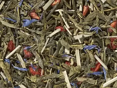 Sencha Gojiberry (Granaatappel - Bosbes)
 -
 Groene thee