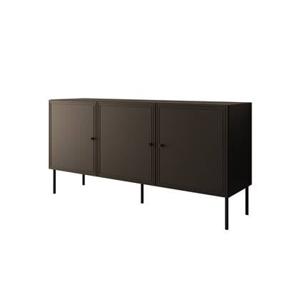 Meubella Dressoir Pierson - Zwart - 150 cm