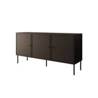 Meubella Dressoir Pierson - Zwart - 150 cm - thumbnail