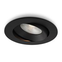 LED-inbouwspot Ozera zwart 10W dimbaar IP54 2700K