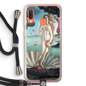 Birth Of Venus: Samsung Galaxy A20e Transparant Hoesje met koord