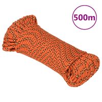 Boottouw 5 mm 500 m polypropyleen oranje - thumbnail