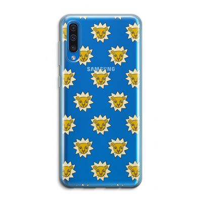 Leeuwenkoppen: Samsung Galaxy A50 Transparant Hoesje