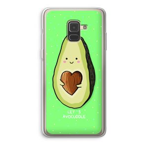 Avocuddle: Samsung Galaxy A8 (2018) Transparant Hoesje