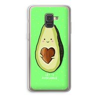Avocuddle: Samsung Galaxy A8 (2018) Transparant Hoesje