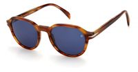 David Beckham zonnebril 1044/S heren cat. 3 rond bruin/blauw - thumbnail